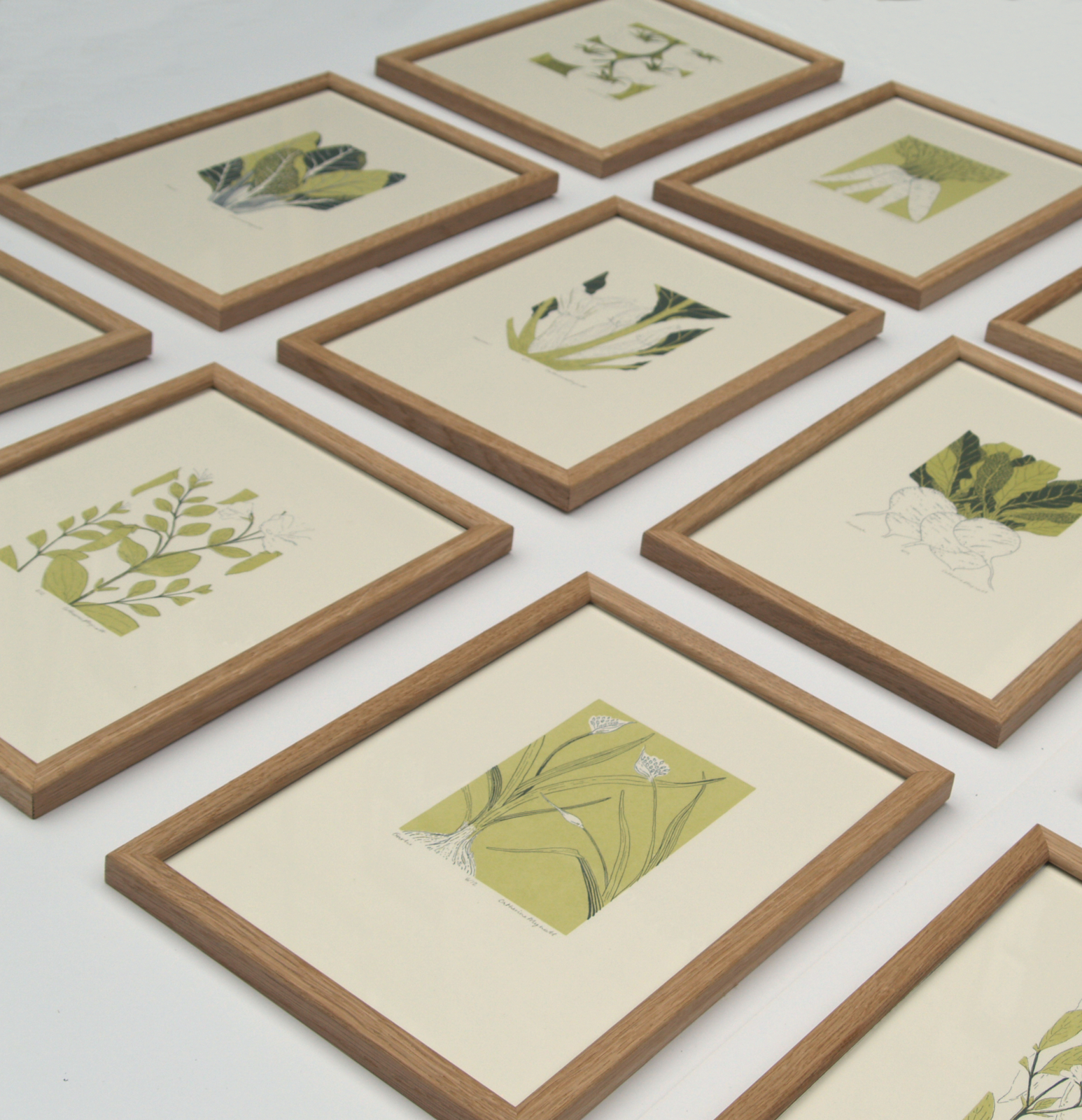 CatherineMynott_CollectedVegetablesFramed